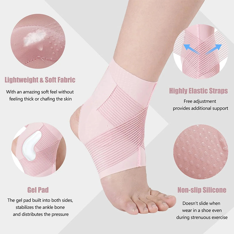 Adjustable Compression Ankle Support Sleeves
