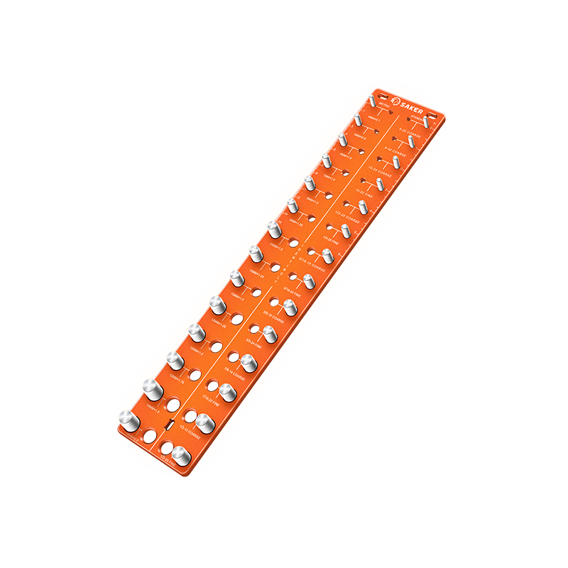 Universal Thread Identifier Tool - ® Nut and Bolt Thread Checker