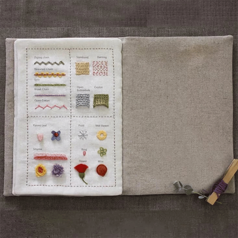 All-Scenario Embroidery Stitch Book Kit
