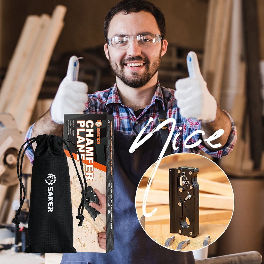 Woodworking Hand Tool for Precise Edges - ® Chamfer Plane
