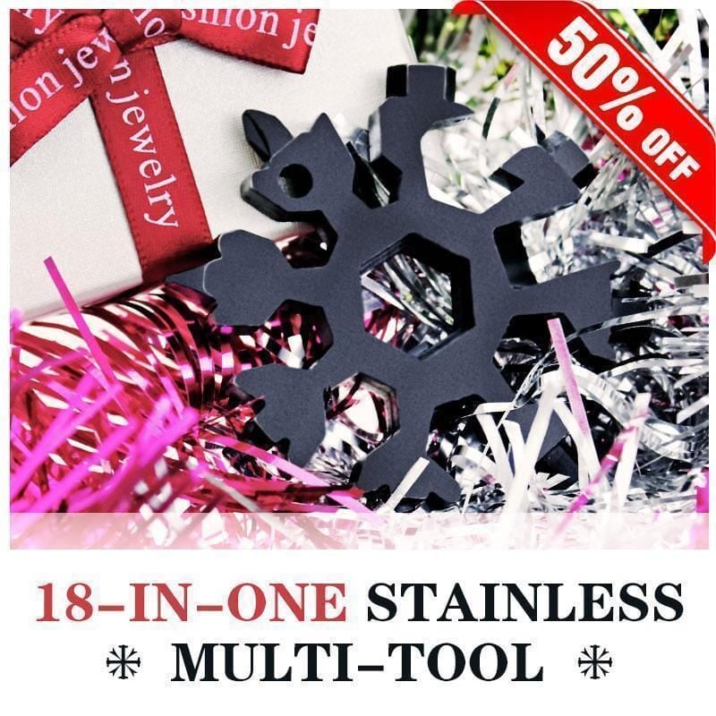 18-in-1 Stainless Steel Snowflakes Multi-tool