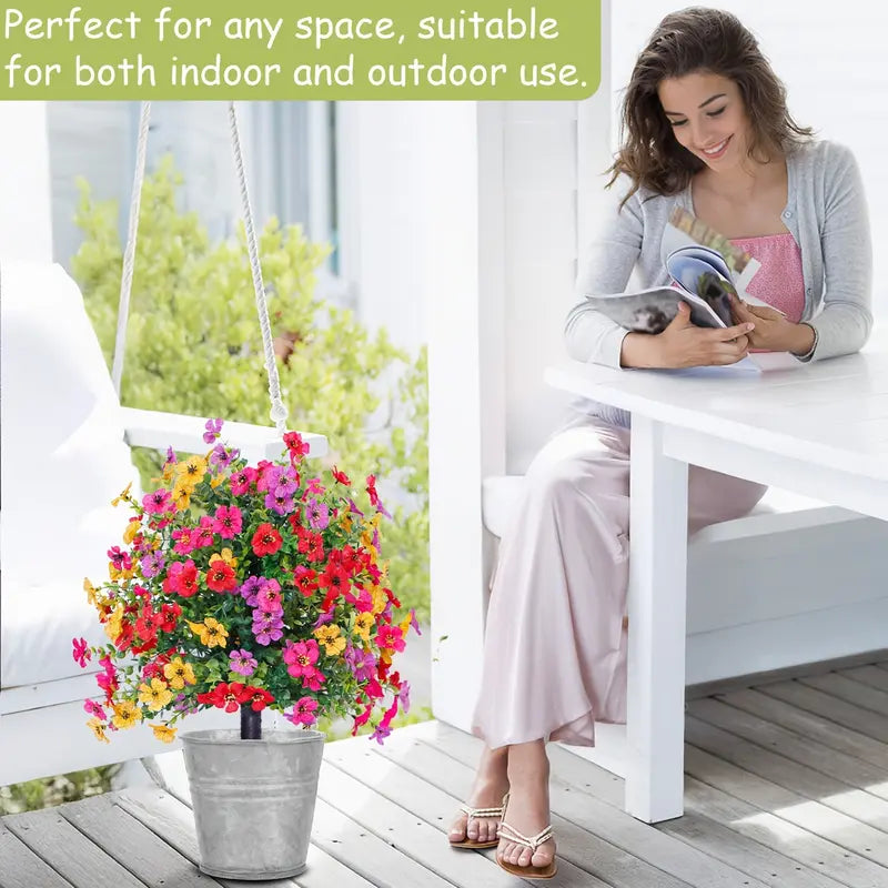 Artificial Faux Flowers Garden Decoration