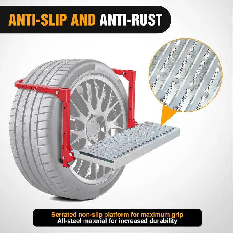 Heavy Duty Folding Tire Step