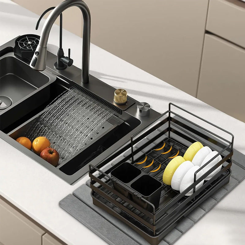 Collapsible Diatomaceous Dish Drying Mat