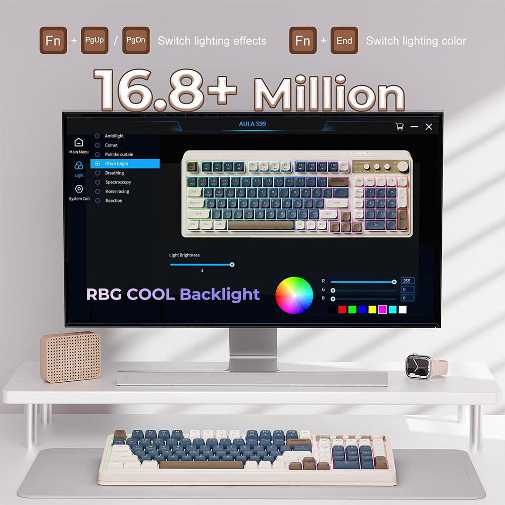 Tri-Mode RGB Gaming Keyboard