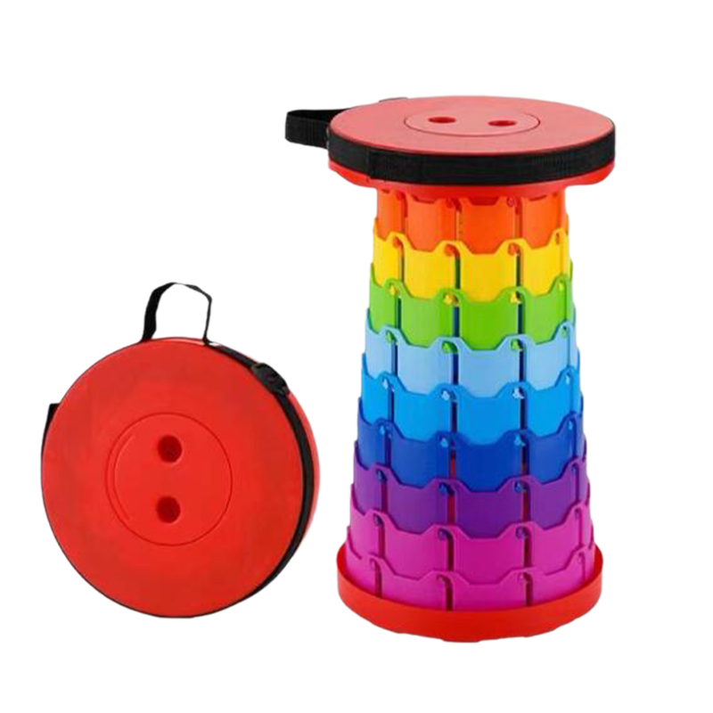 Upgraded Portable Collapsible Telescopic Stool