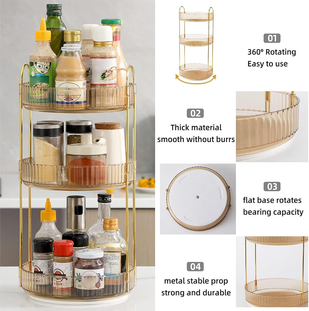 360 Rotating Makeup Organizer Stand
