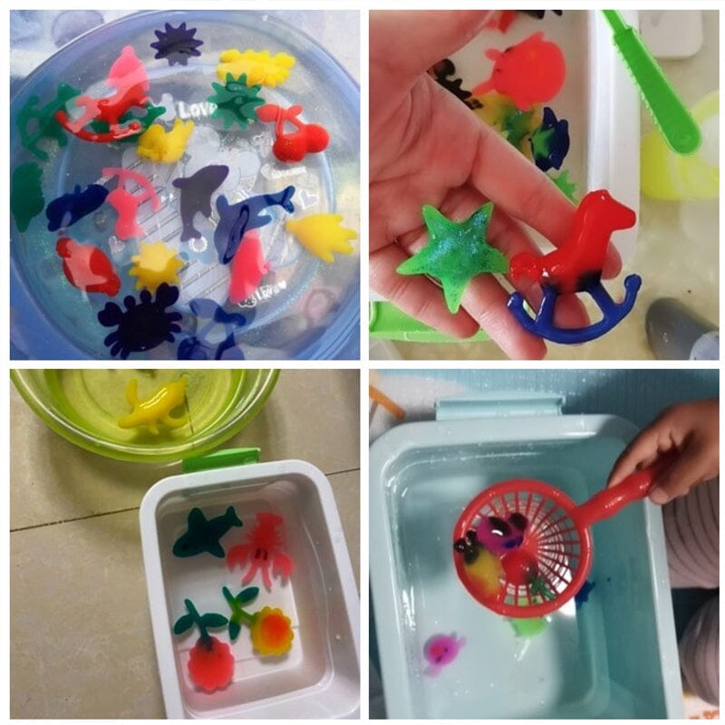 Magic Water ELF. Children Handmade Aqua Gel Sensory Toy Set