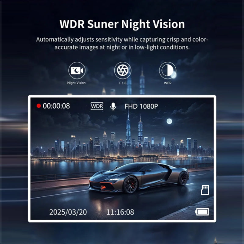 4 Channel Dash Cam Front Rear