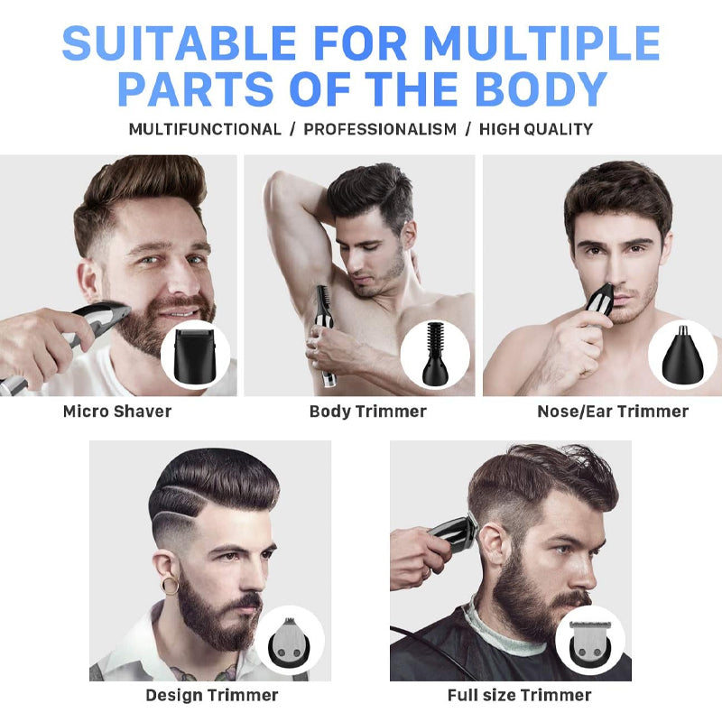 Men's Waterproof Grooming Kit Clippers