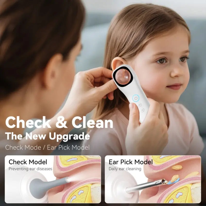 1080P HD Digital Otoscope With Screen