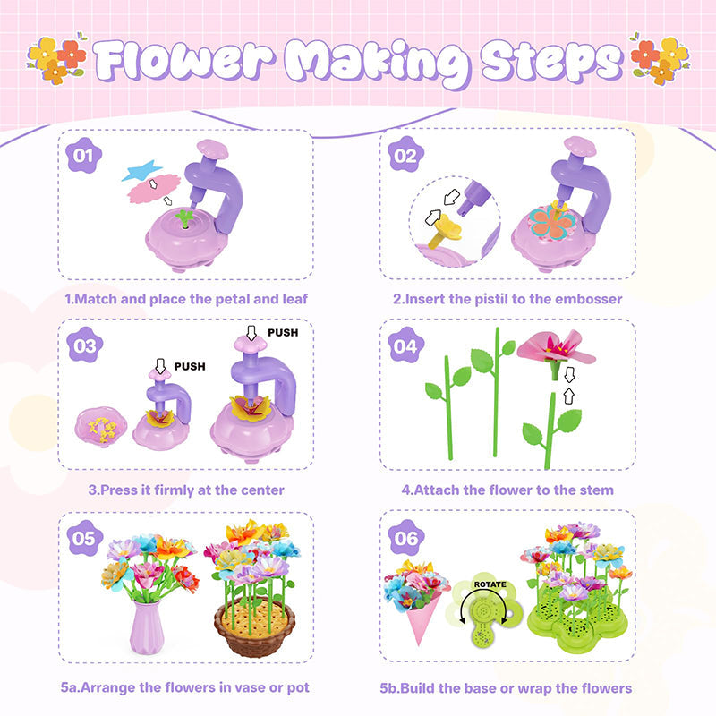 DIY Fabric Flower Craft Kit