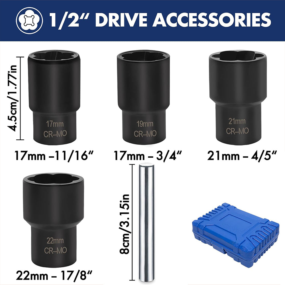 Lug Nut Remover For Damaged Bolts