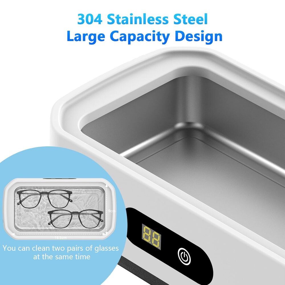 Large Capacity Ultrasonic Jewelry Cleaner