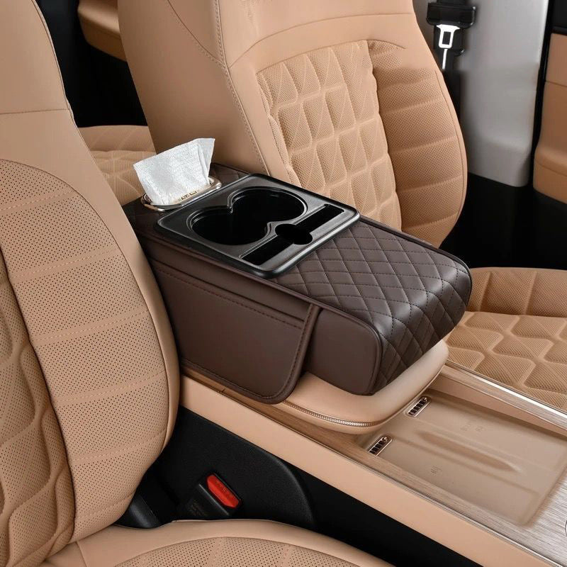 Multifunctional car armrest box pad