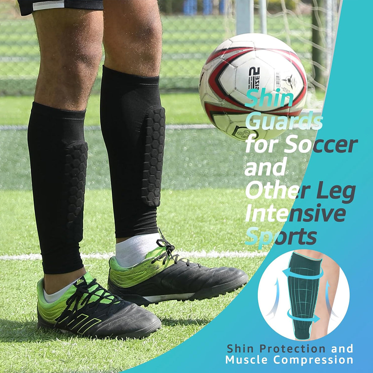 Anti-Slip Shin Guards
