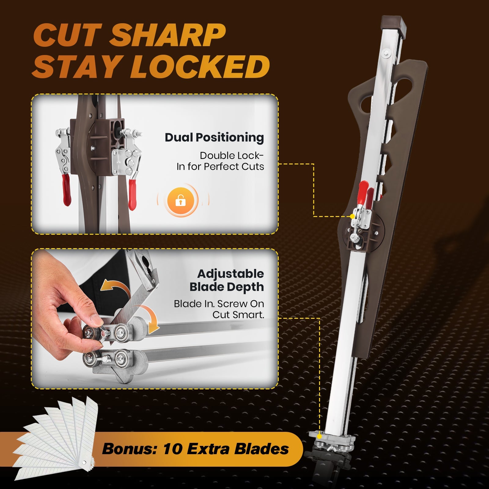 Foldable Drywall Cutting Tool