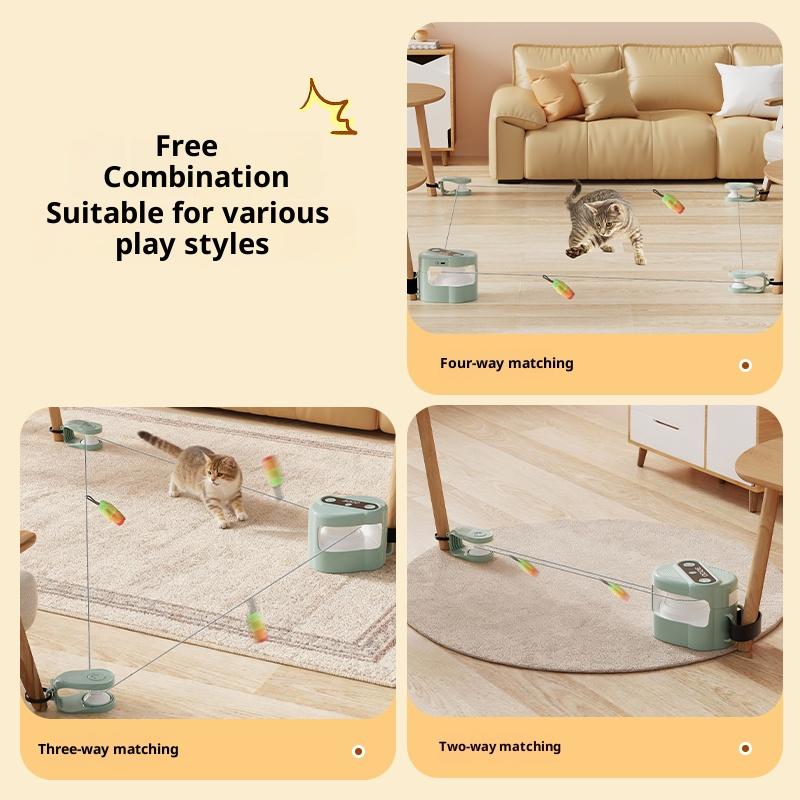 Interactive Cat Toy Automatic Chasing Play