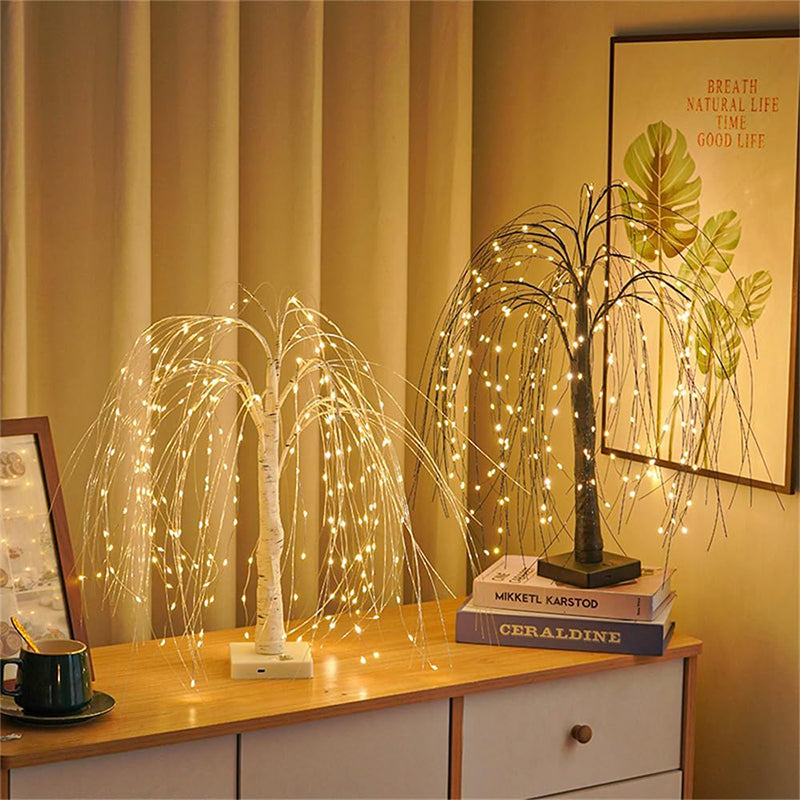 LED Willow Tree Light with 8 Modes