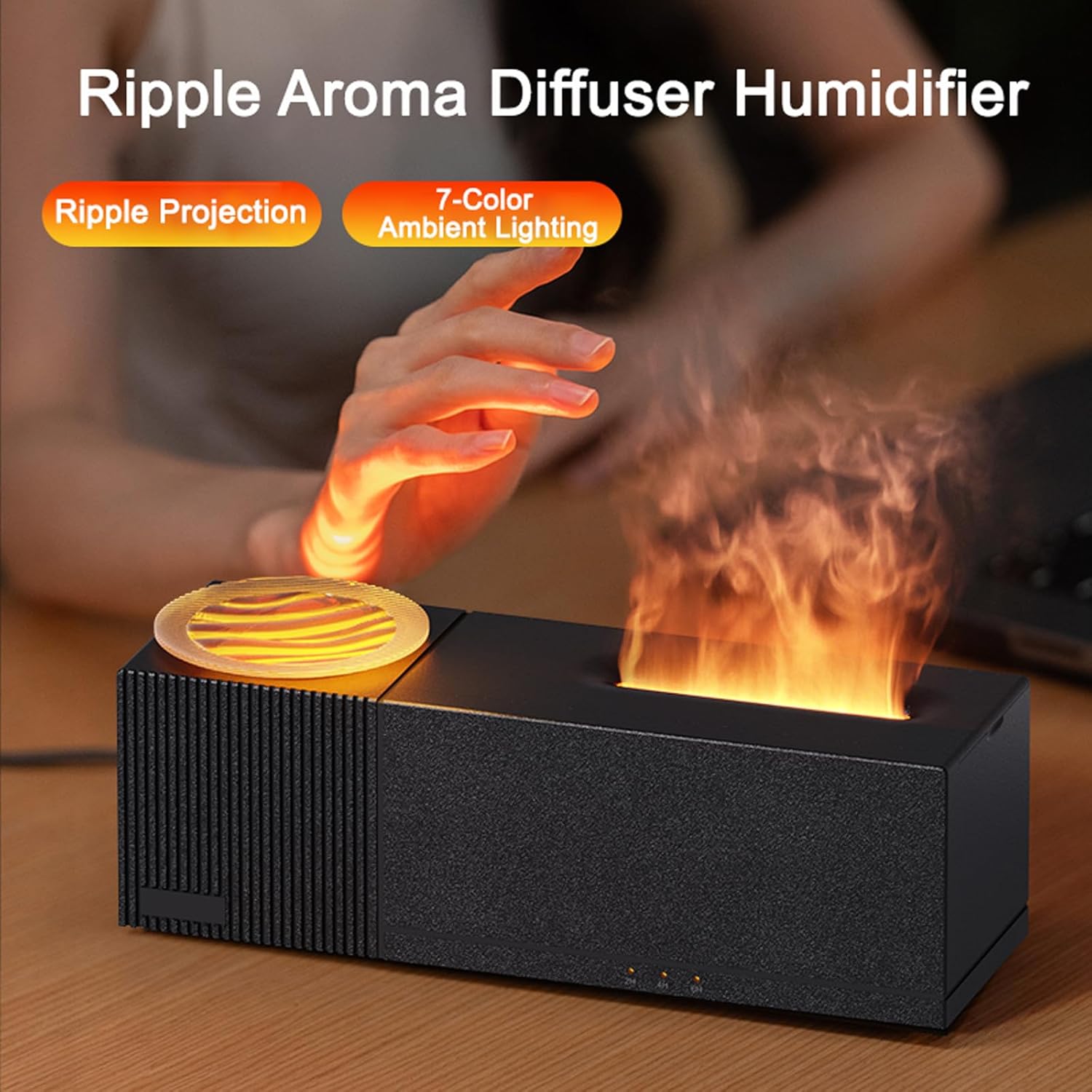 Flame Aroma Diffuser With Projection