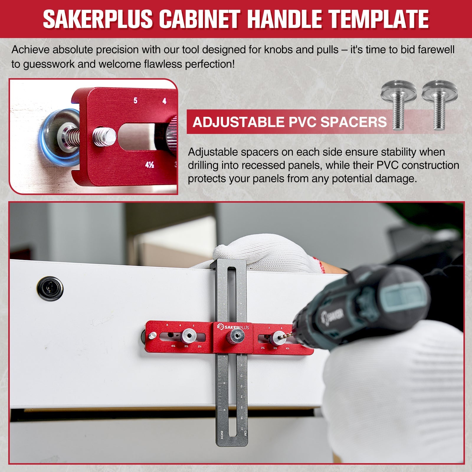 Cabinet Hardware Jig