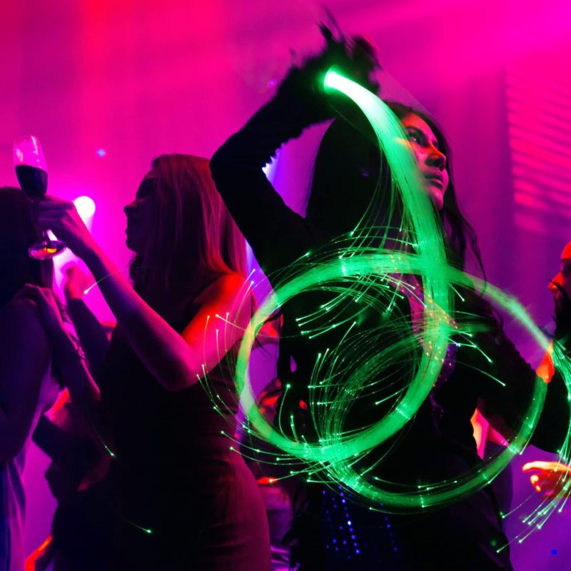 Fiber Optic Dance Whip Lights