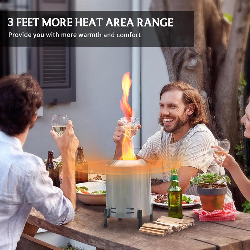 Tabletop Stainless Steel Fire Pit