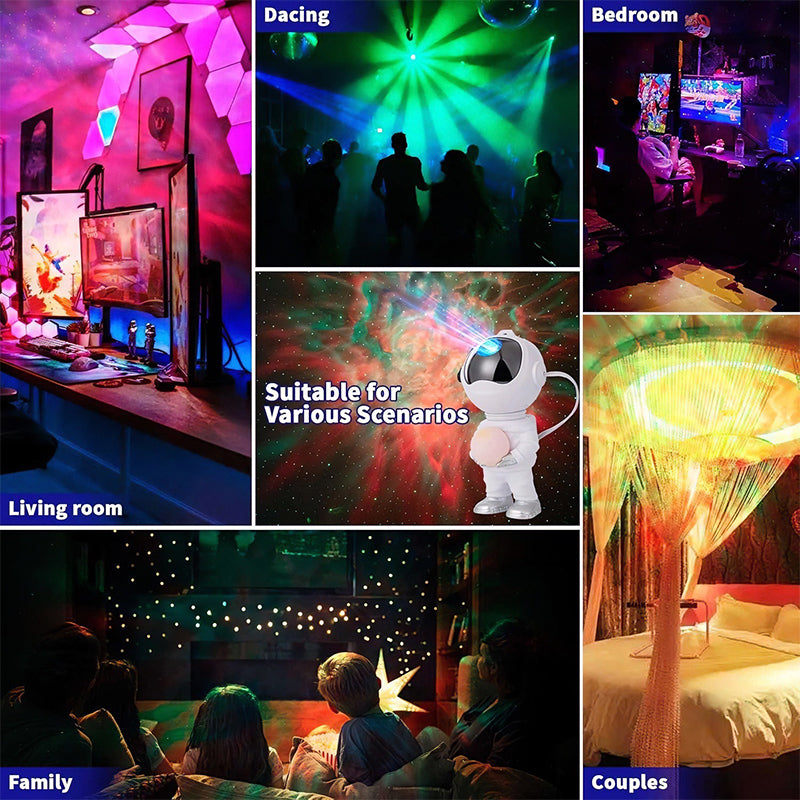 3 In 1 Astronaut Galaxy Projector