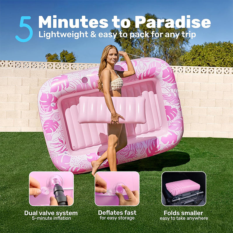 Extra Large Inflatable Sunbathing Pool Lounger