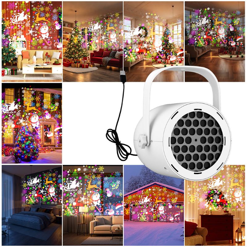 Holiday Snowflake LED Projector Lights