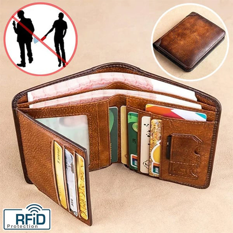 Genuine Leather Slim Wallet