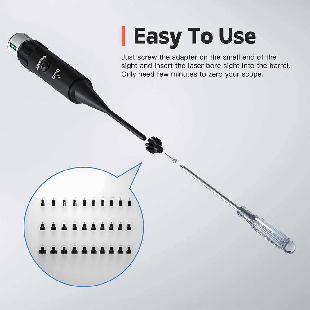 Laser Bore Sighter Kit for All Calibers