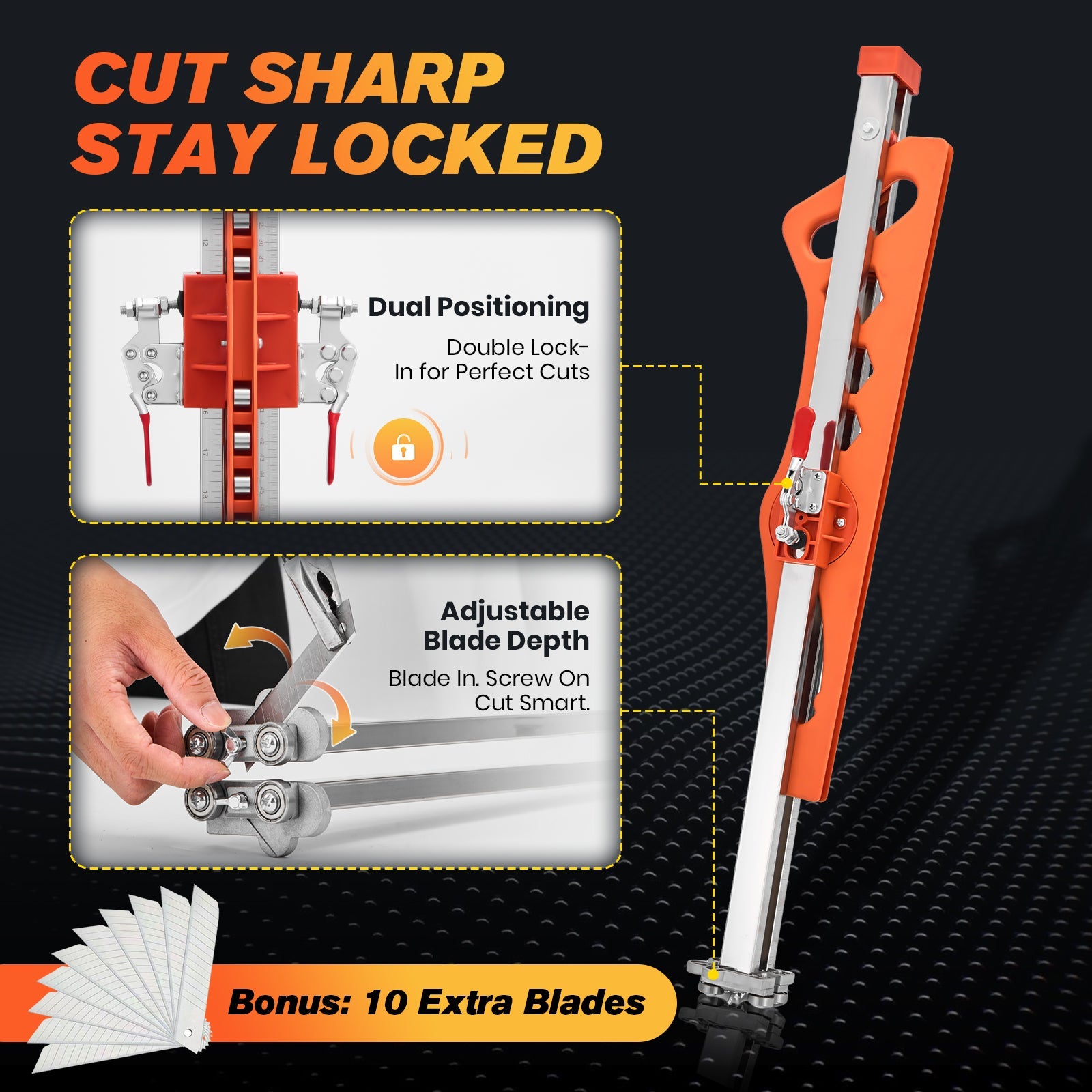 Foldable Drywall Cutting Tool