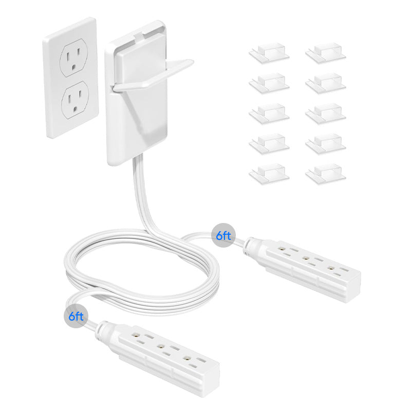 Ultra Thin Flat Plug Power Strip