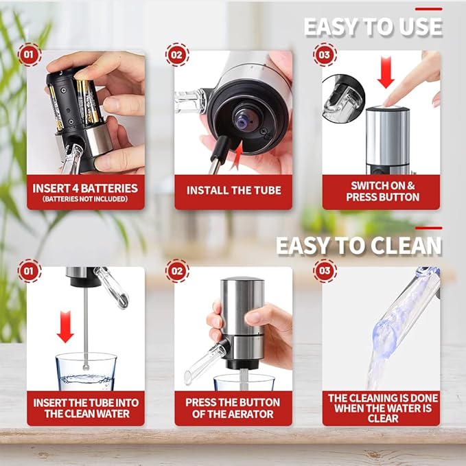 Electric Wine Aerator Pourer Decanter