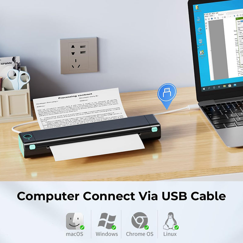 Wireless Thermal Mobile Printer