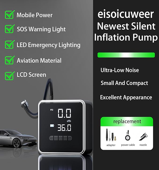 High Pressure Portable Tire Inflator