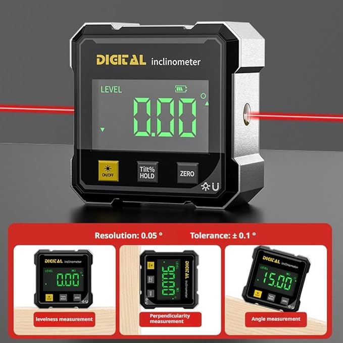 Digital Laser Angle Finder Protractor Tool