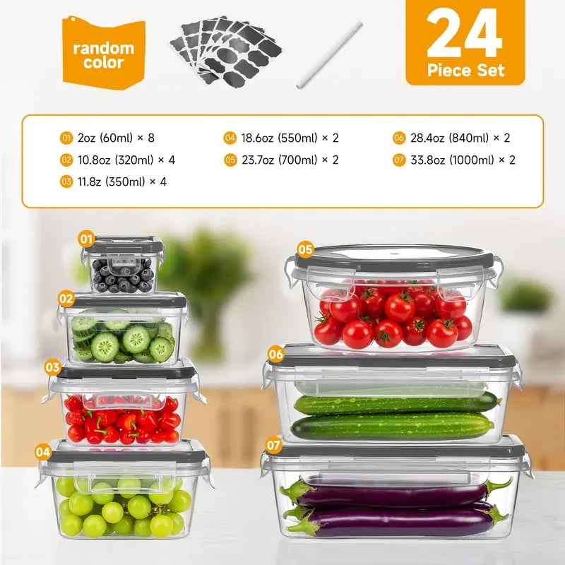 Essential Food Storage Container Set