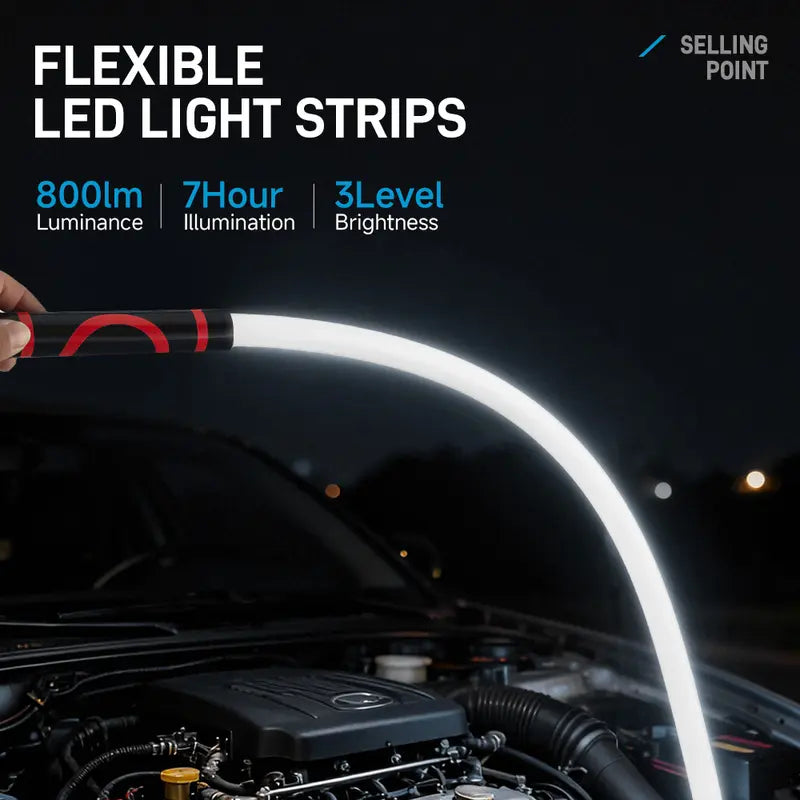 Flexible Bendable Rechargeable Automotive Work Light