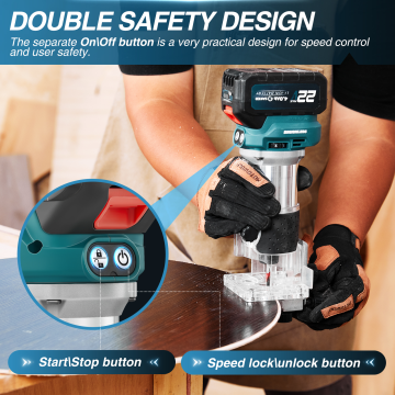 Cordless Brushless Router Tool