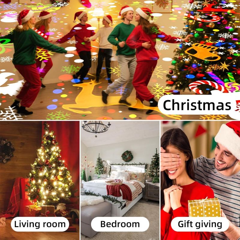 Holiday Snowflake LED Projector Lights