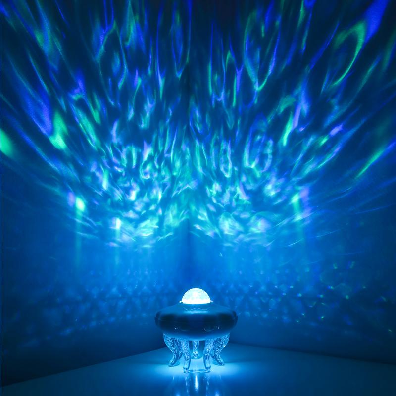 2-in-1 Ocean Wave Jellyfish Lamp