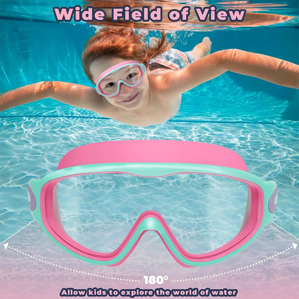 Kids Swimming Goggles Set