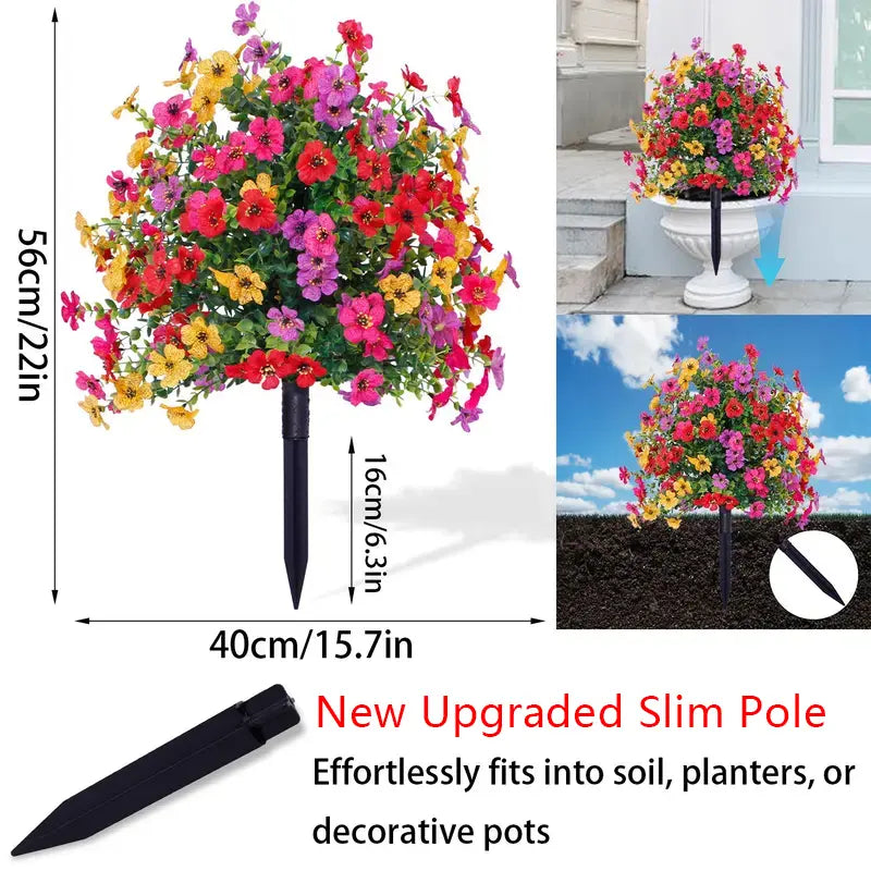 Artificial Faux Flowers Garden Decoration