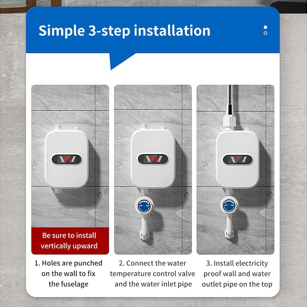 Instant Electric Tankless Water Heater