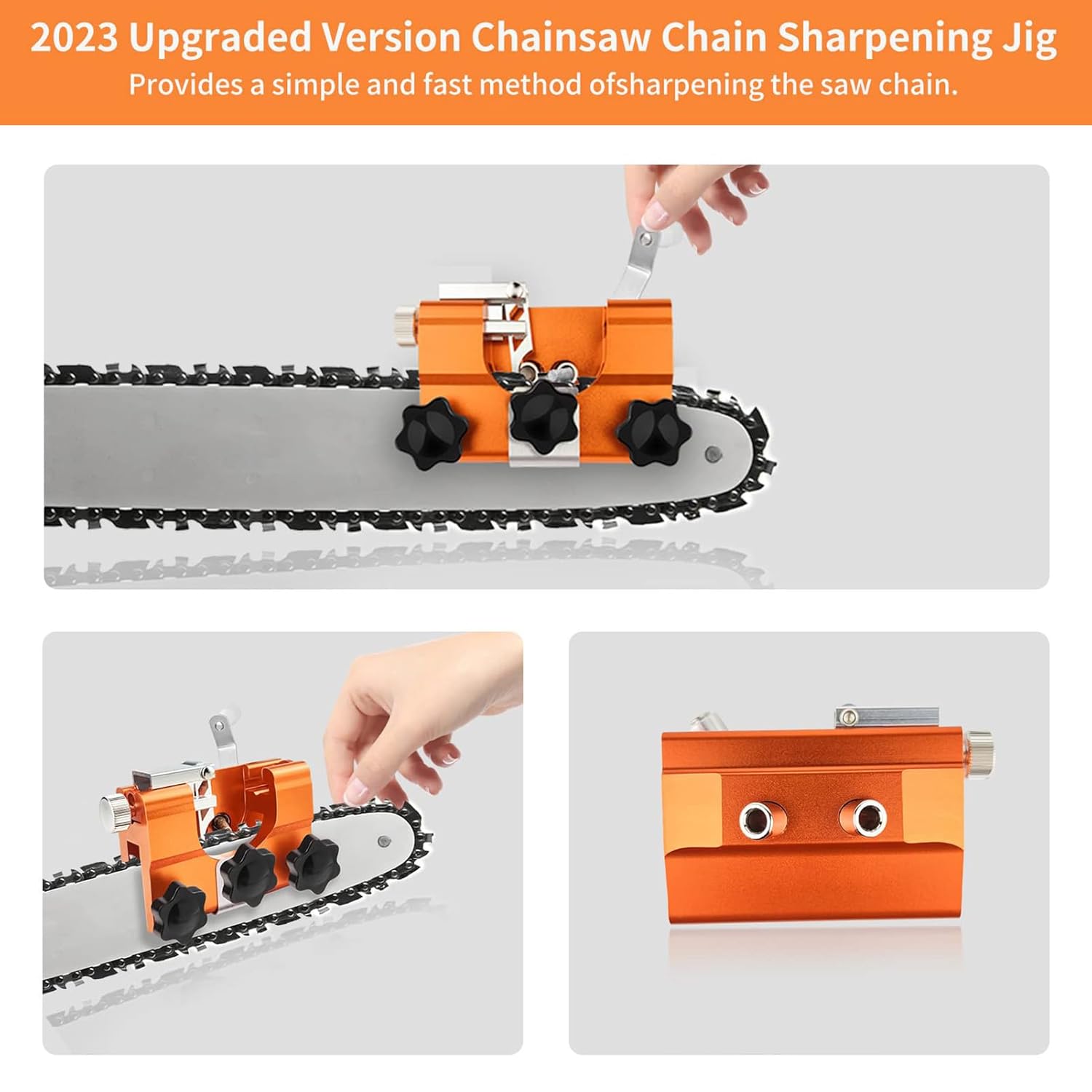 Multipurpose Portable Chain Saw Blade Sharpener