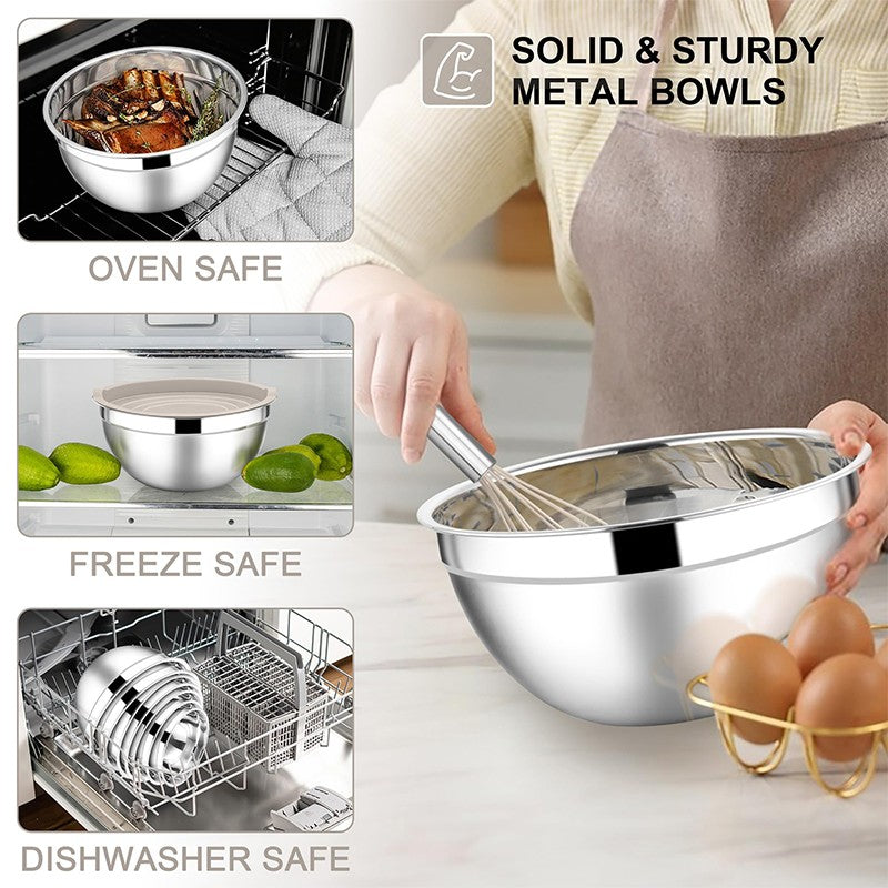 Stainless Steel Mixing Bowls Set
