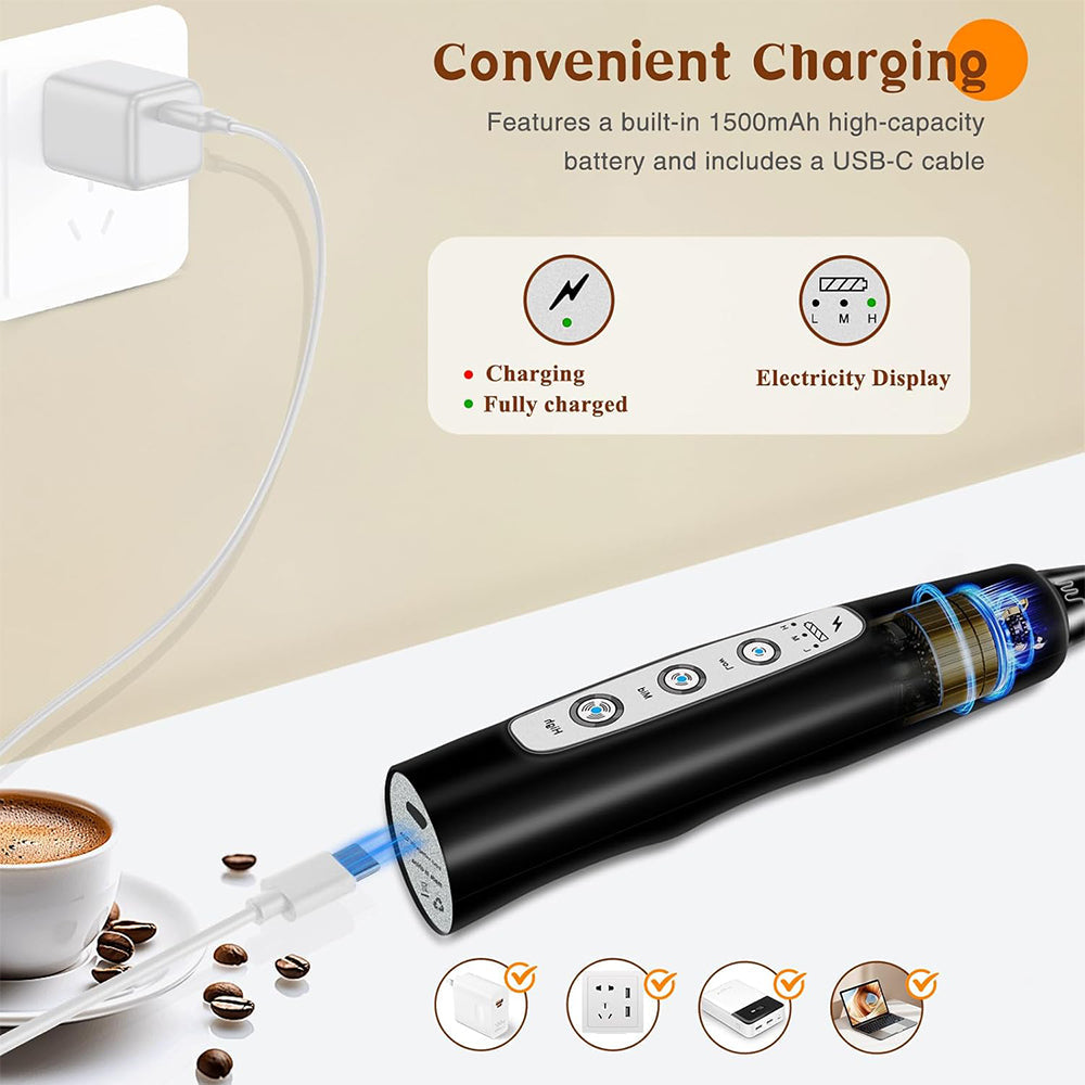 Rechargeable Electric Milk Frother