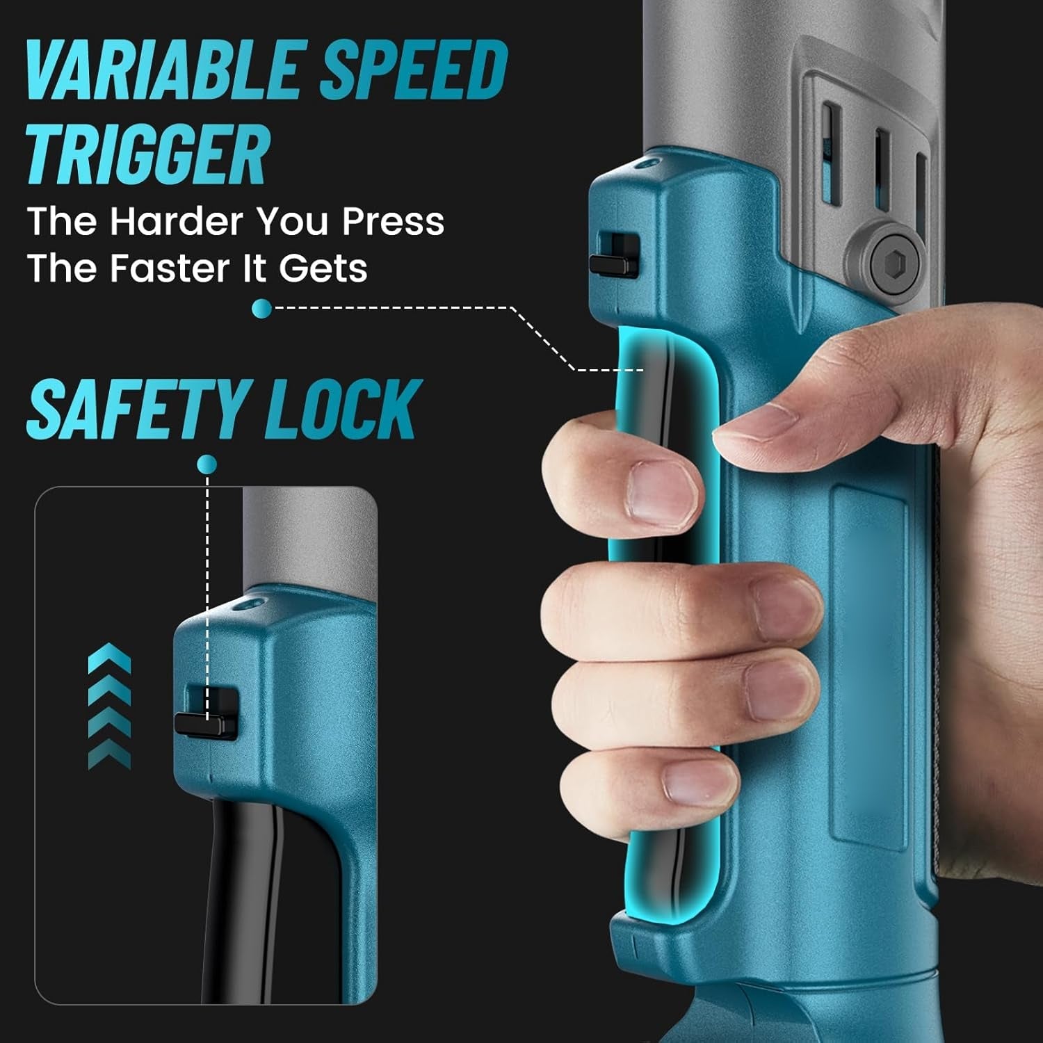 Cordless Electric Ratchet Wrench Set